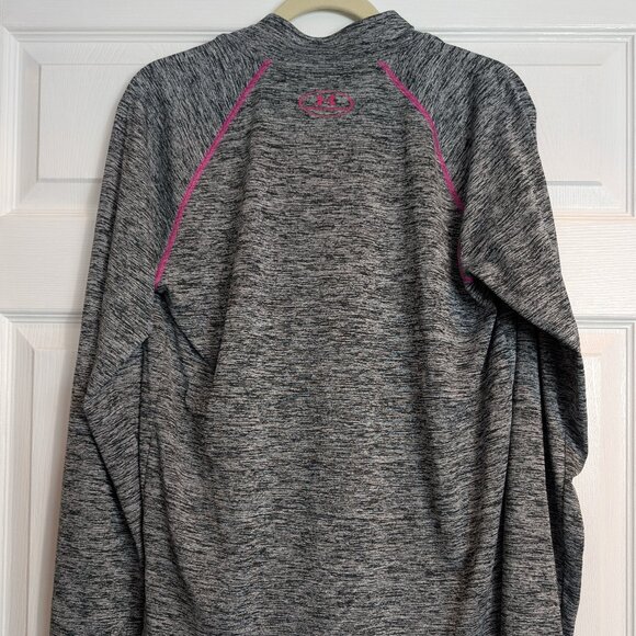 Under Armour heatgear Womens Pullover Jacket 1/4 Zip Lightweight Loose Fit EUC - Picture 2 of 5
